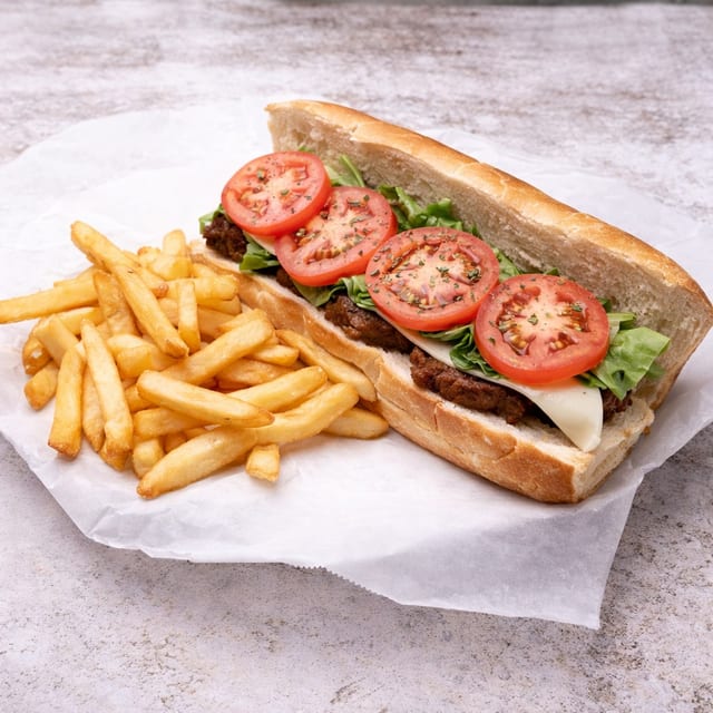 Salami and Cheese Sub.