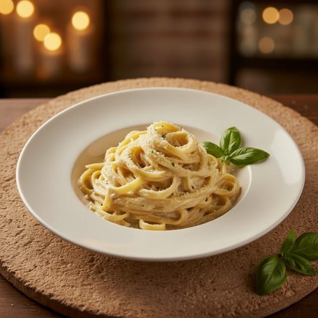 Fettuccine Alfredo.